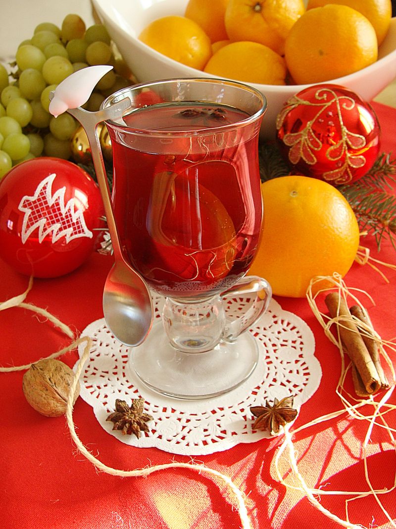 Grzaniec korzenny na imbirowej herbacie