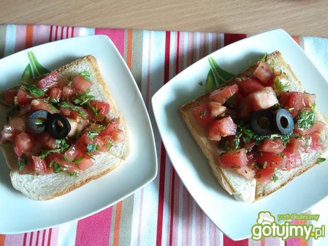 Grzanki a'la bruschetta