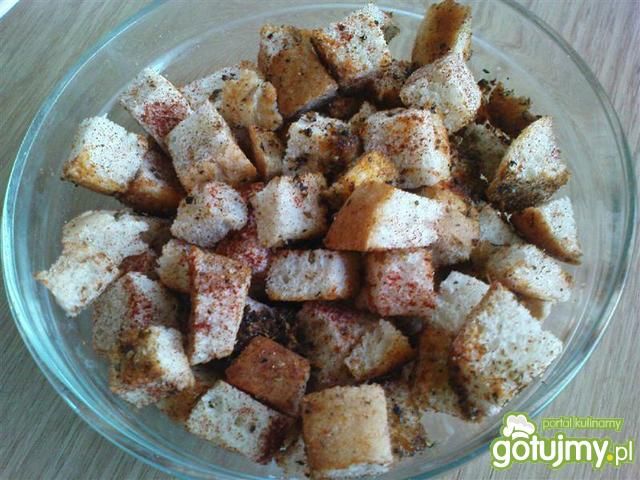 Grzanki domowe ziołowe  Grzanki domowe ziołowe