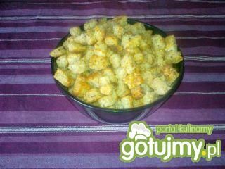 Grzanki grahamowe  ziołowo-czosnkowe  Grzanki grahamowe  ziołowo-czosnkowe