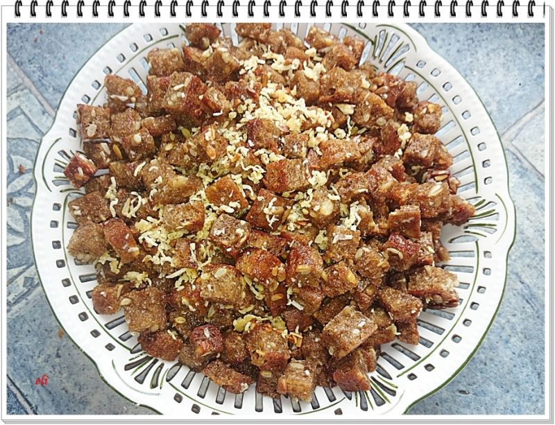 Grzanki serowe Eli z chleba słonecznikowego Grzanki serowe Eli z chleba słonecznikowego