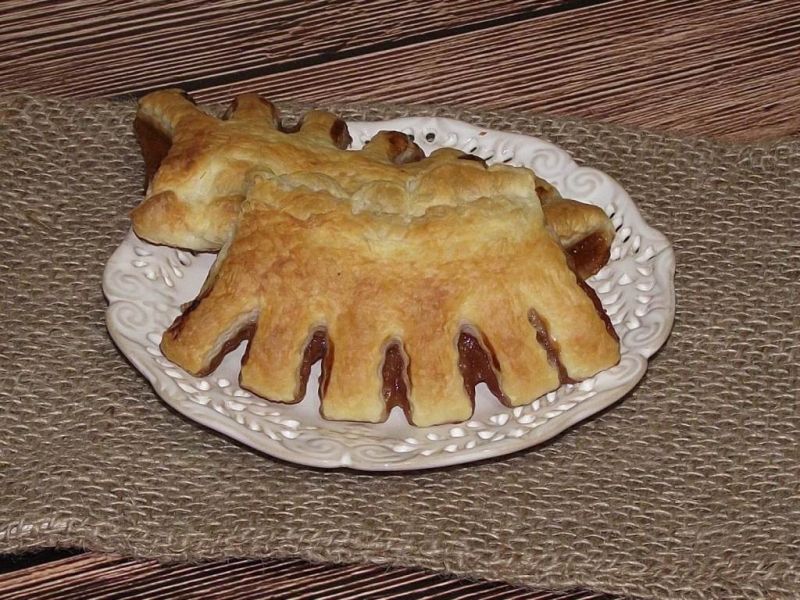 Grzebyki z truskawkową konfiturą