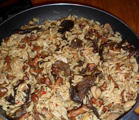 Grzybowe orzo :)