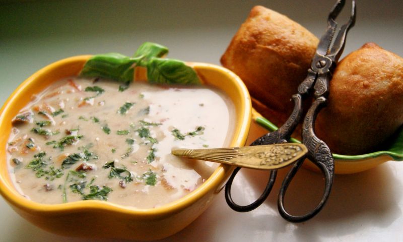 Grzybowo-pieczarkowo-warzywna na gęsto