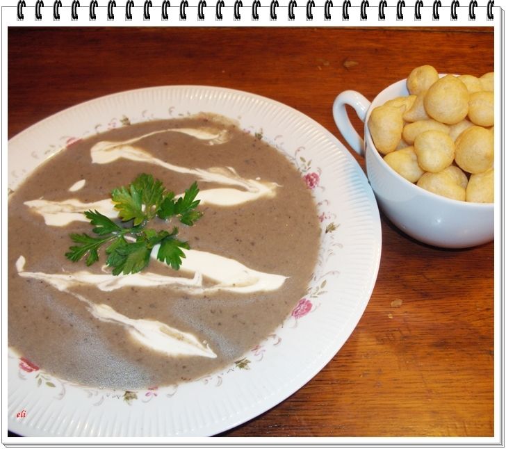 Grzybowo-ziemniaczana zupa krem Eli