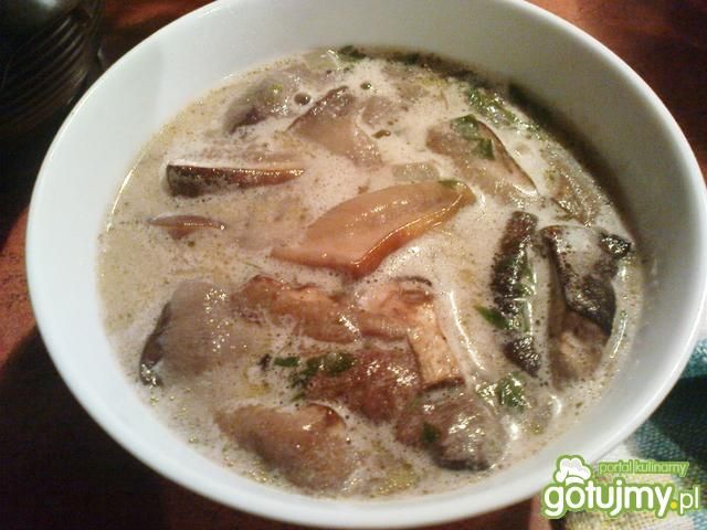 Grzyby duszone ze śmietanką  Grzyby duszone ze śmietanką