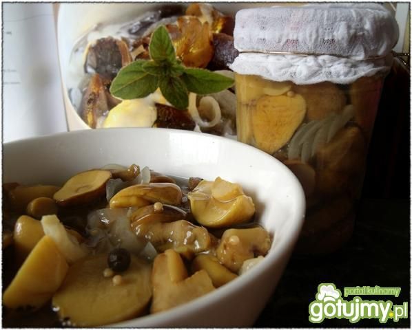 Grzyby w słodko-kwaśnej marynacie Grzyby w słodko-kwaśnej marynacie