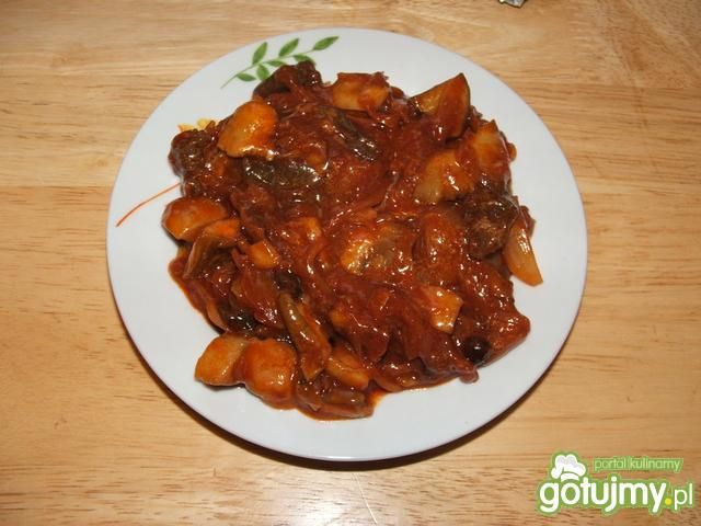 Grzyby z koncentratem pomidorowym Grzyby z koncentratem pomidorowym