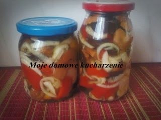 Grzyby z papryką- marynowane Grzyby z papryką- marynowane