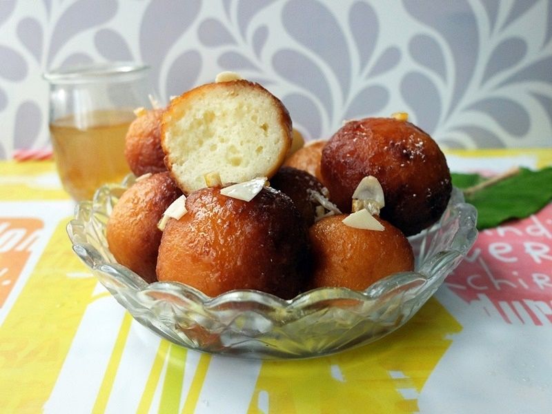 Gulab Jaman - pakistańskie mini pączki Gulab Jaman - pakistańskie mini pączki