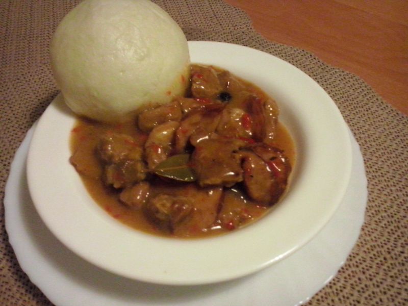 Gulasz do klusek na parze  Gulasz do klusek na parze