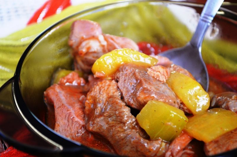 Gulasz indyczy z cukinią Gulasz indyczy z cukinią