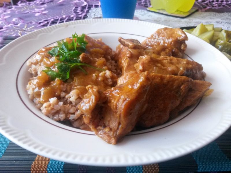 Gulasz w paprykowym sosie