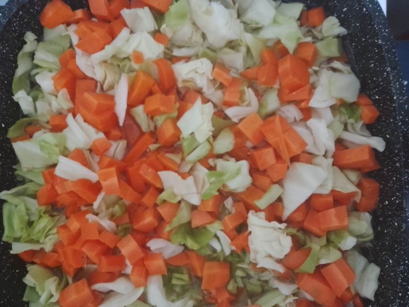 Gulasz warzywny z grzybami shitake
