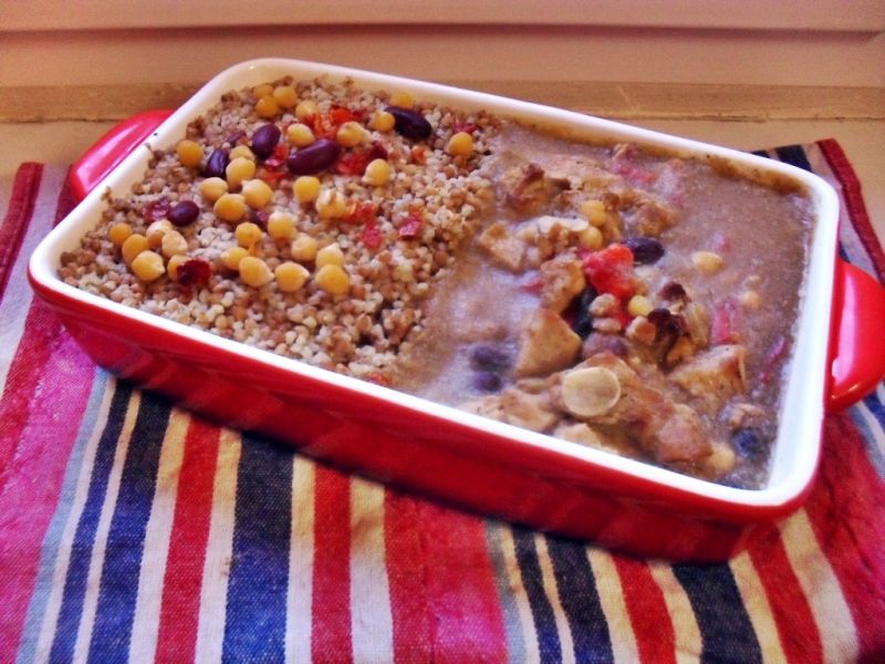 Gulasz wieprzowy z cieciorką