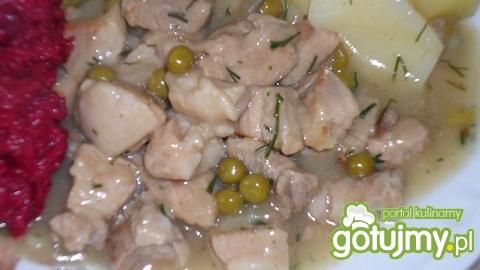 Gulasz wieprzowy z grosziem Gulasz wieprzowy z grosziem