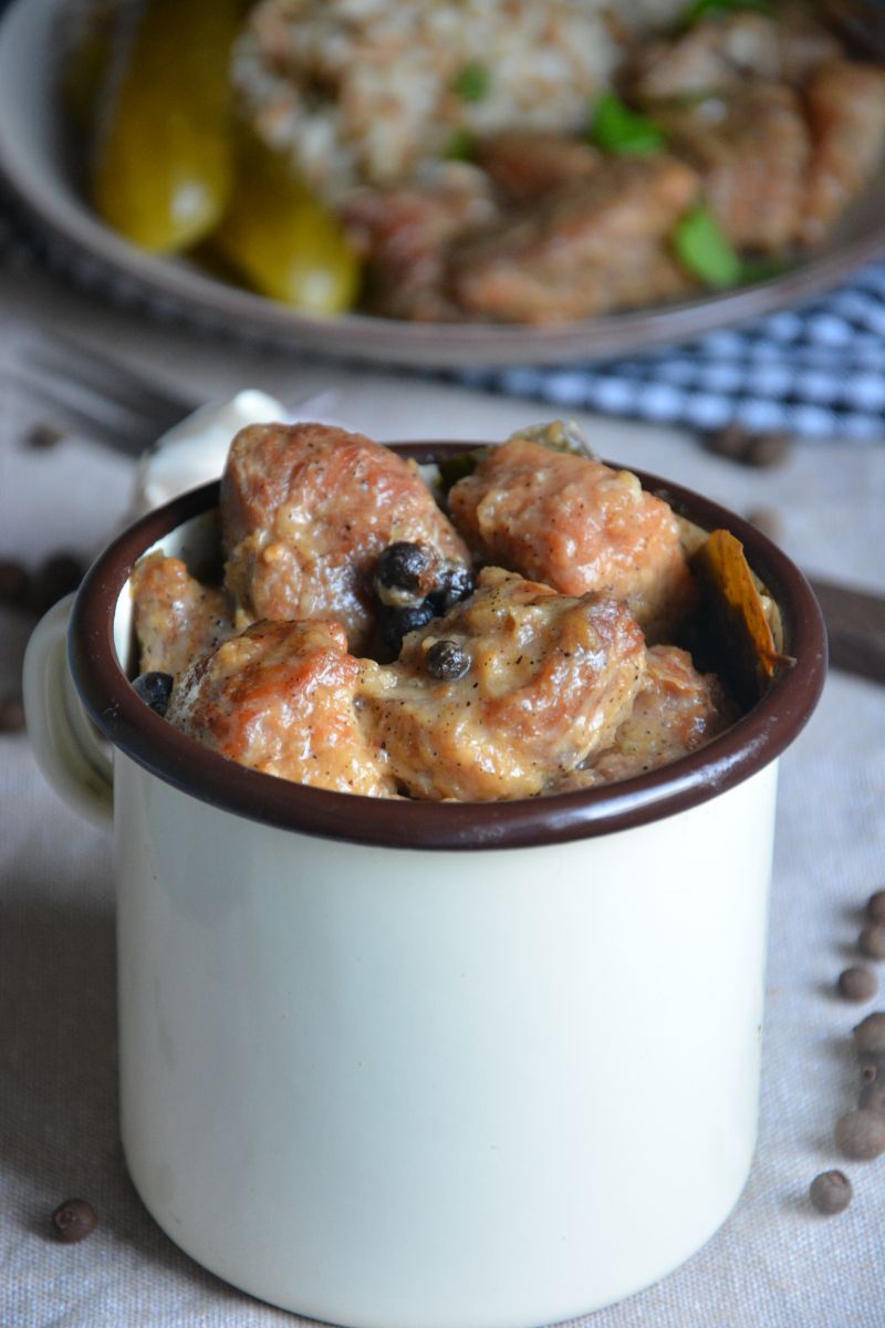 Gulasz wieprzowy( z trzech rodzajów wieprzowiny)