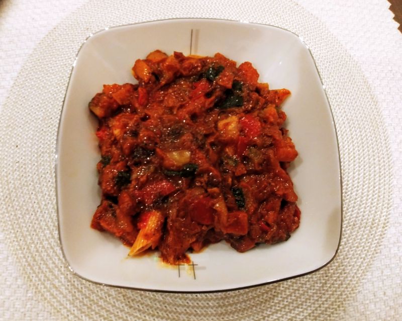 Gulasz wieprzowy z warzywami