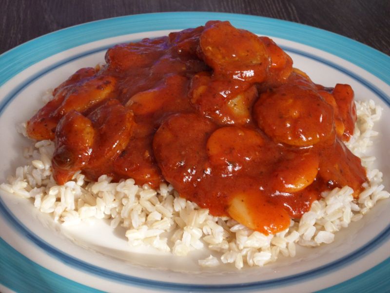 Gulasz z białej kiełbasy