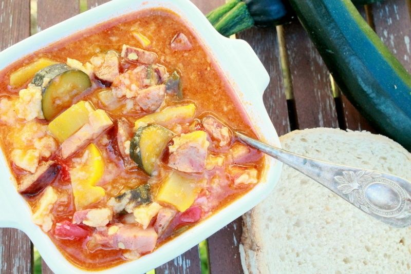 Gulasz z cukinii ala bogracz Gulasz z cukinii ala bogracz