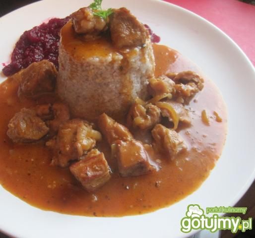 Gulasz z kaszą a'la mexicana  Gulasz z kaszą a'la mexicana