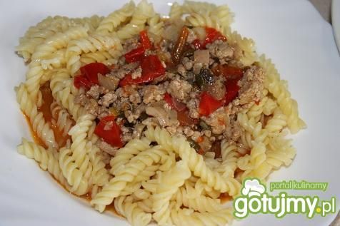 Gulasz z mięsa mielonego.