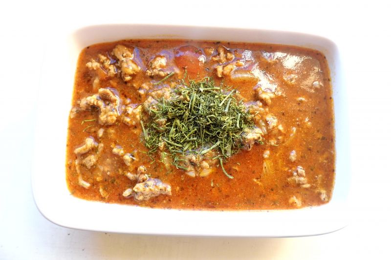 Gulasz z mięsa mielonego wołowego Gulasz z mięsa mielonego wołowego