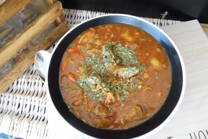 Gulasz z mięsa wołowego po chińsku 