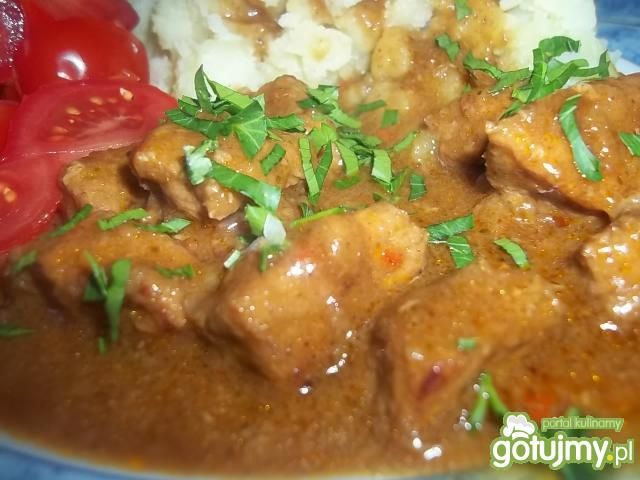 Gulasz z miodem i imbirem Gulasz z miodem i imbirem