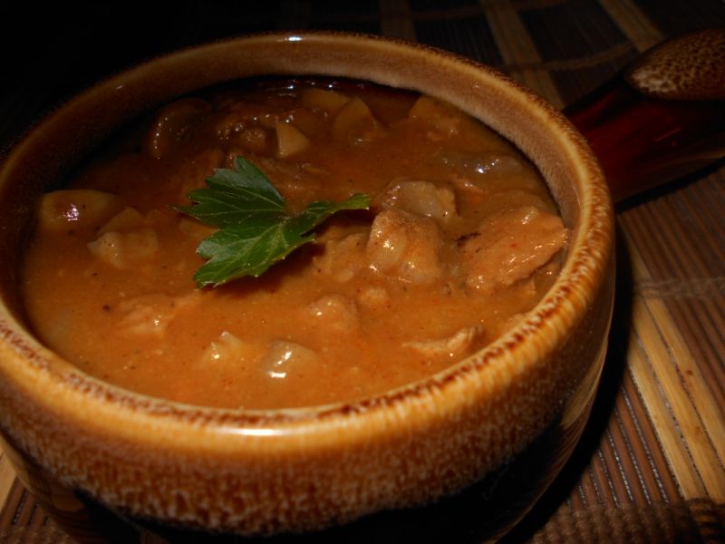 Gulasz z musztardą i imbirem Gulasz z musztardą i imbirem