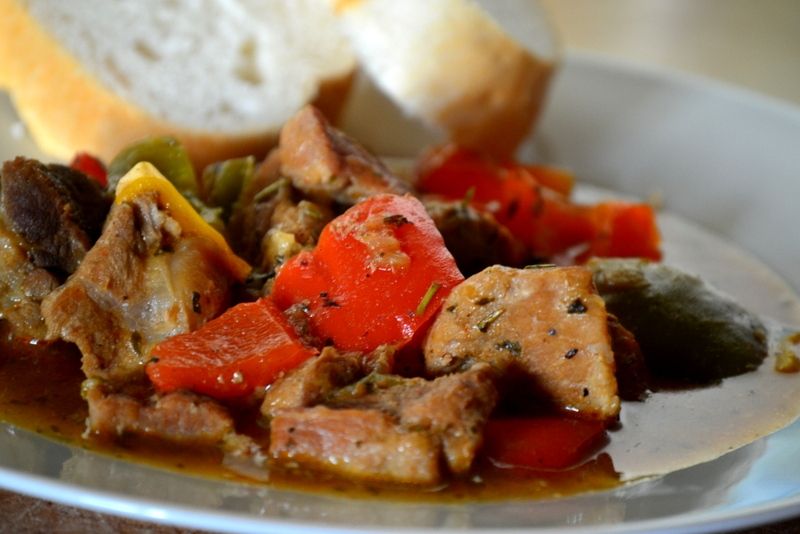 Gulasz z papryką i selerem