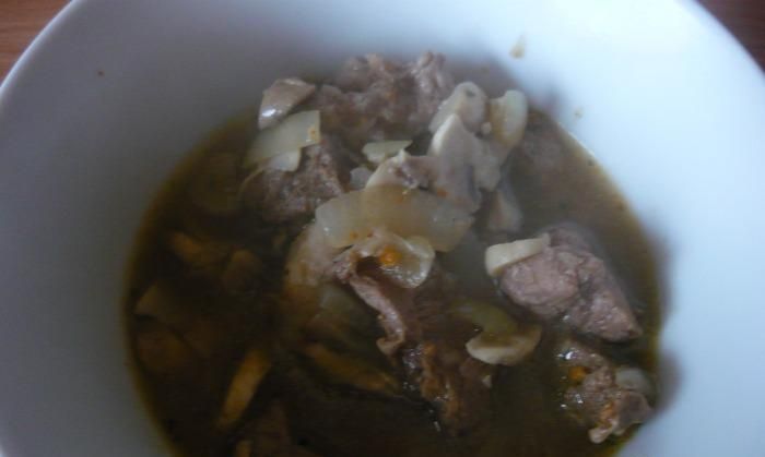 Gulasz z pieczarkami Gulasz z pieczarkami