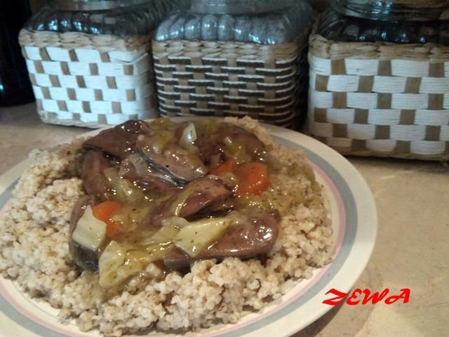 Gulasz z serc indyczych Gulasz z serc indyczych