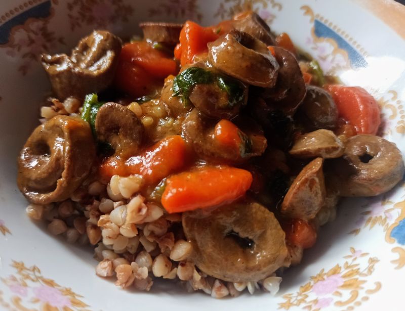 Gulasz z serc indyczych