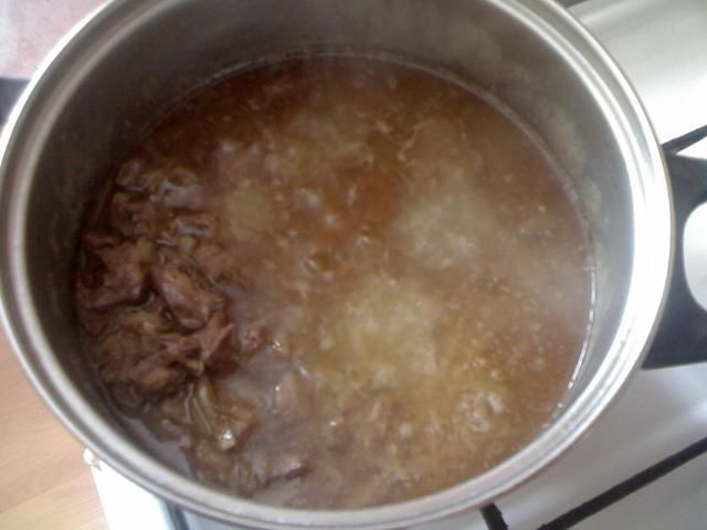 Gulasz z serc wołowych