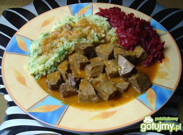Gulasz z Serca Wołowego Gulasz z Serca Wołowego
