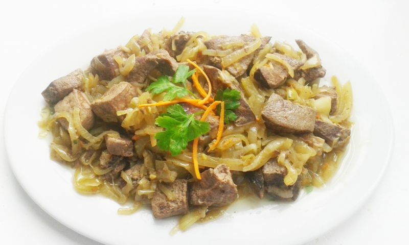 Gulasz z wątróbki Gulasz z wątróbki