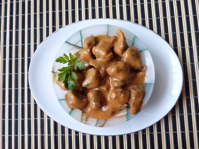 Gulasz z wołowego mięsa