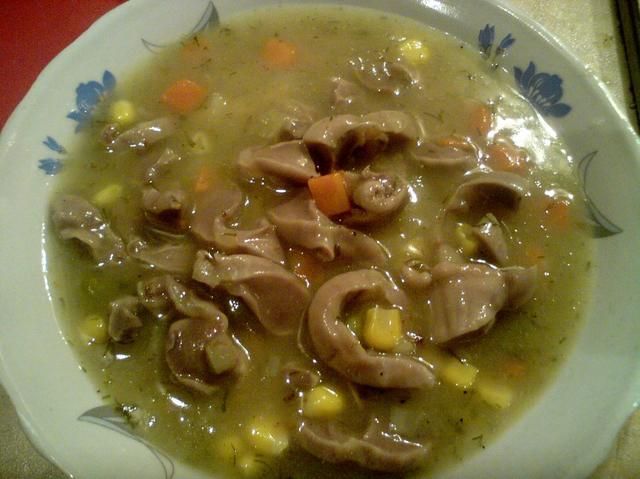 Gulasz z żołądków drobiowych Gulasz z żołądków drobiowych