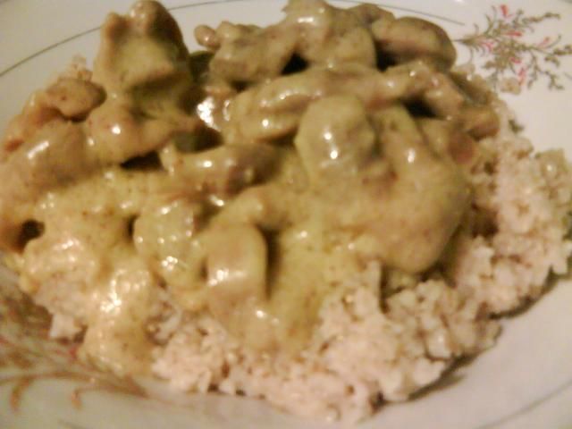 Gulasz z żołądków drobiowych