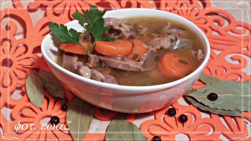 Gulasz z żołądków i marchewki