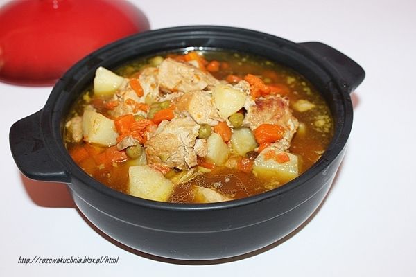 Gulaszowa na winie białym