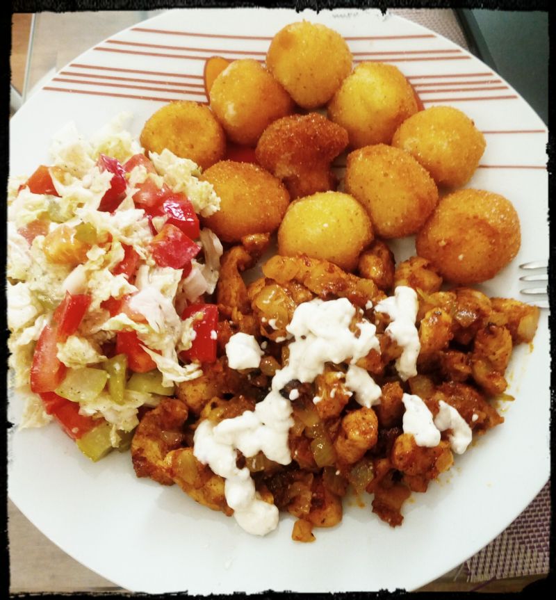 Gyros na talerzu Gyros na talerzu