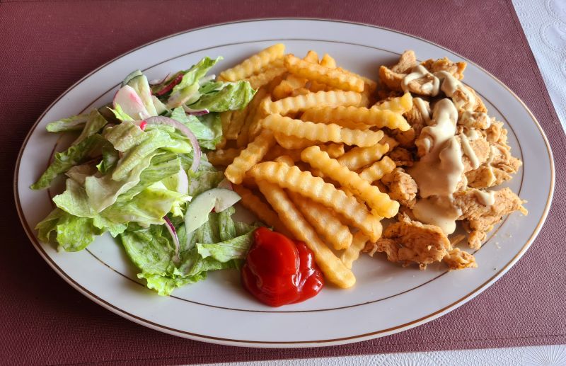 Gyros na talerzu Gyros na talerzu
