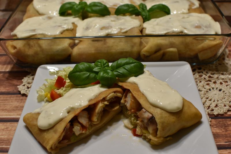 Gyrosowe naleśniki Gyrosowe naleśniki