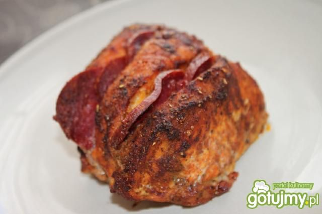 Gyrosowy schab z salami  Gyrosowy schab z salami