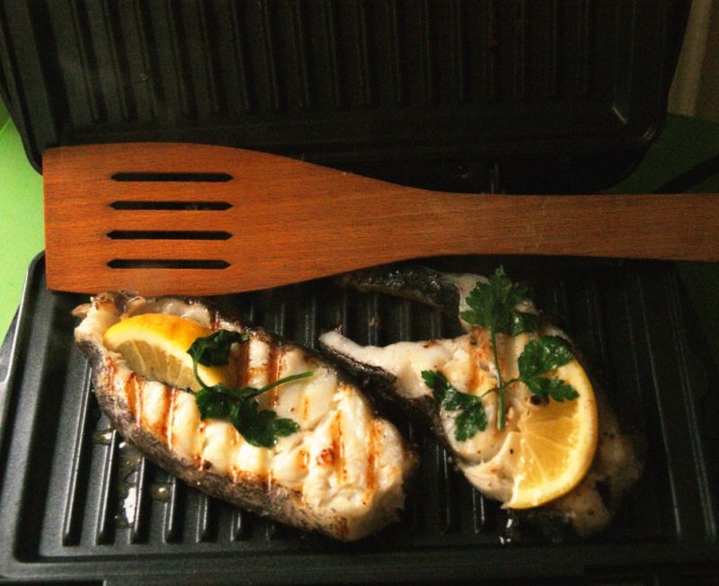 Halibut grillowany Halibut grillowany