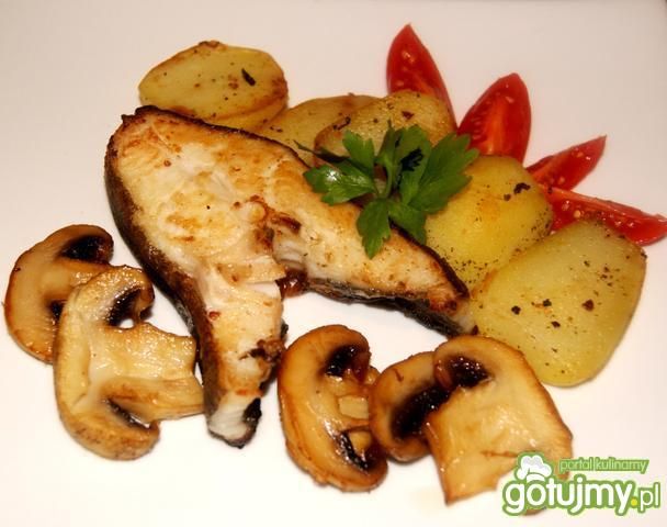 Halibut miodowo-musztardowy  Halibut miodowo-musztardowy