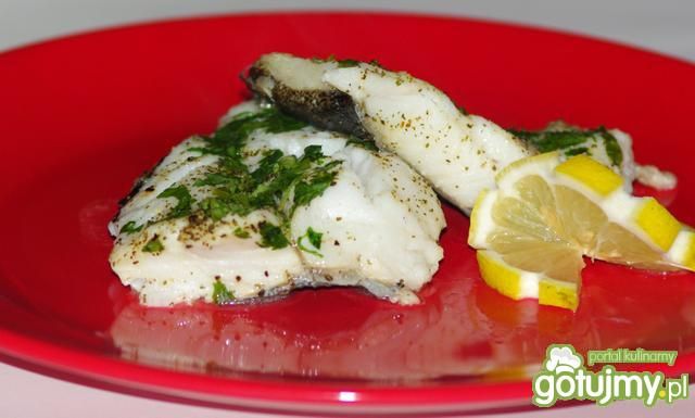 Halibut pachnący kolendrą
