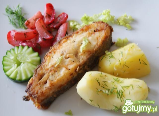 Halibut w zielonym chilli  :